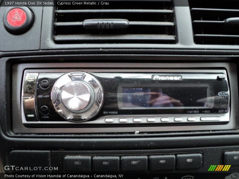 Cypress Green Metallic / Gray 1997 Honda Civic DX Sedan