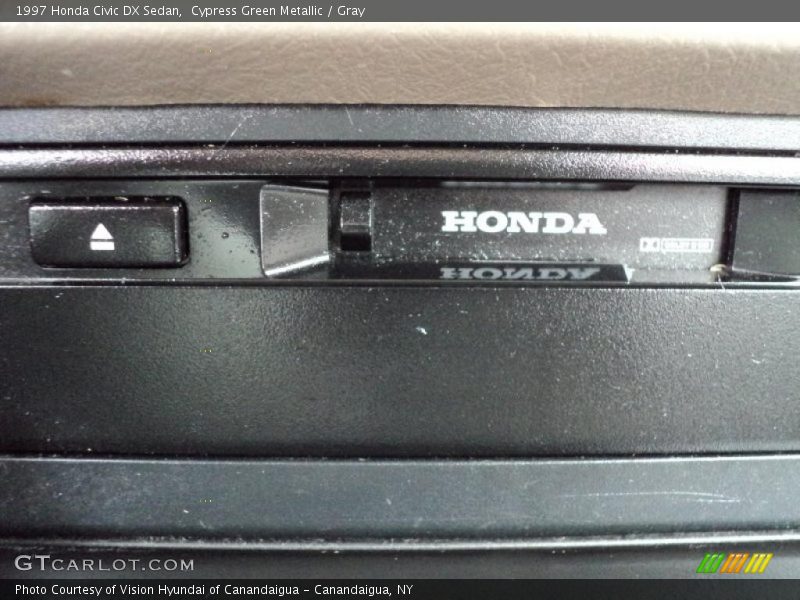 Cypress Green Metallic / Gray 1997 Honda Civic DX Sedan