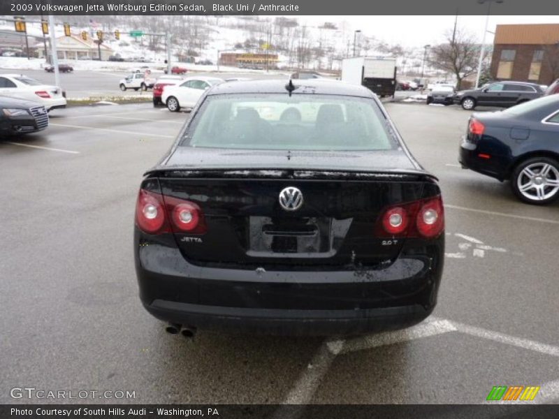 Black Uni / Anthracite 2009 Volkswagen Jetta Wolfsburg Edition Sedan