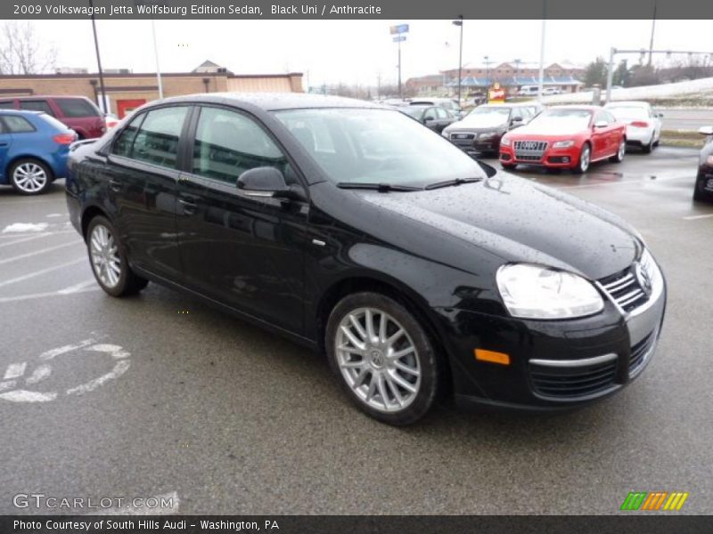 Black Uni / Anthracite 2009 Volkswagen Jetta Wolfsburg Edition Sedan