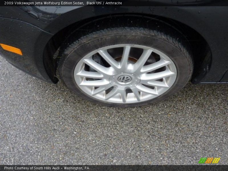 Black Uni / Anthracite 2009 Volkswagen Jetta Wolfsburg Edition Sedan