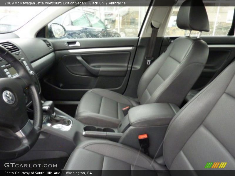 Black Uni / Anthracite 2009 Volkswagen Jetta Wolfsburg Edition Sedan