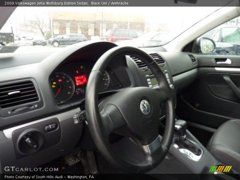 Black Uni / Anthracite 2009 Volkswagen Jetta Wolfsburg Edition Sedan