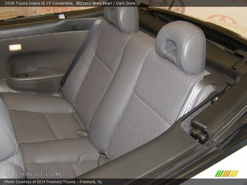 Blizzard White Pearl / Dark Stone 2008 Toyota Solara SE V6 Convertible