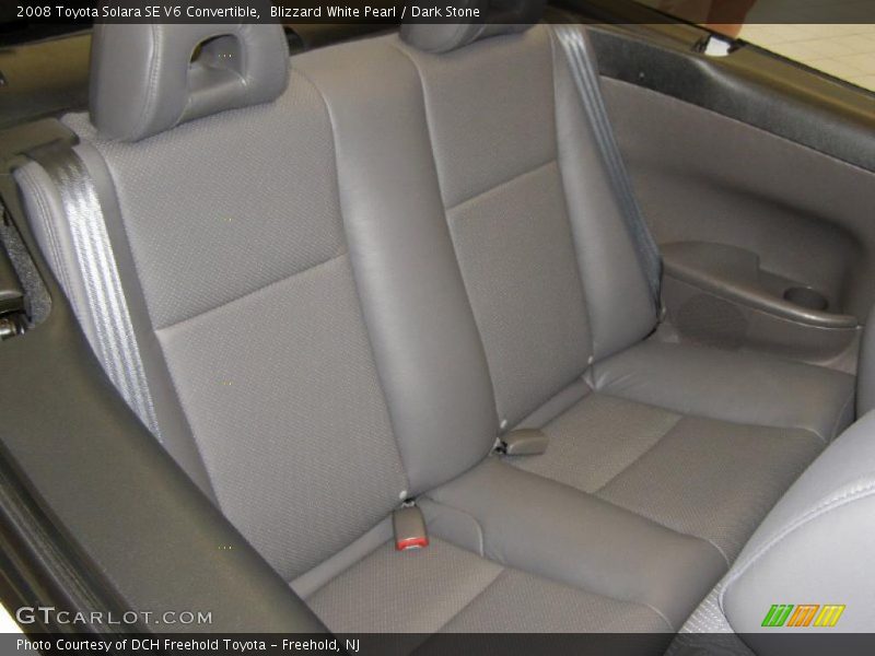 Blizzard White Pearl / Dark Stone 2008 Toyota Solara SE V6 Convertible