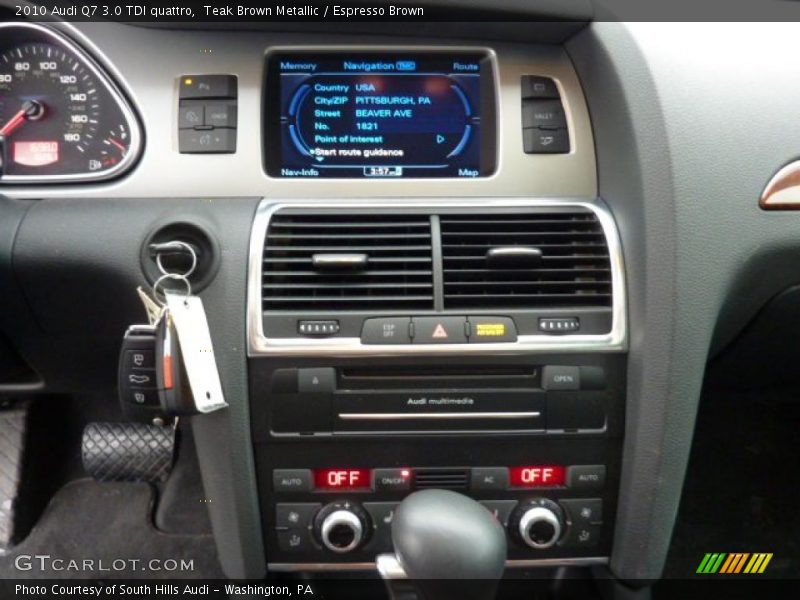 Controls of 2010 Q7 3.0 TDI quattro