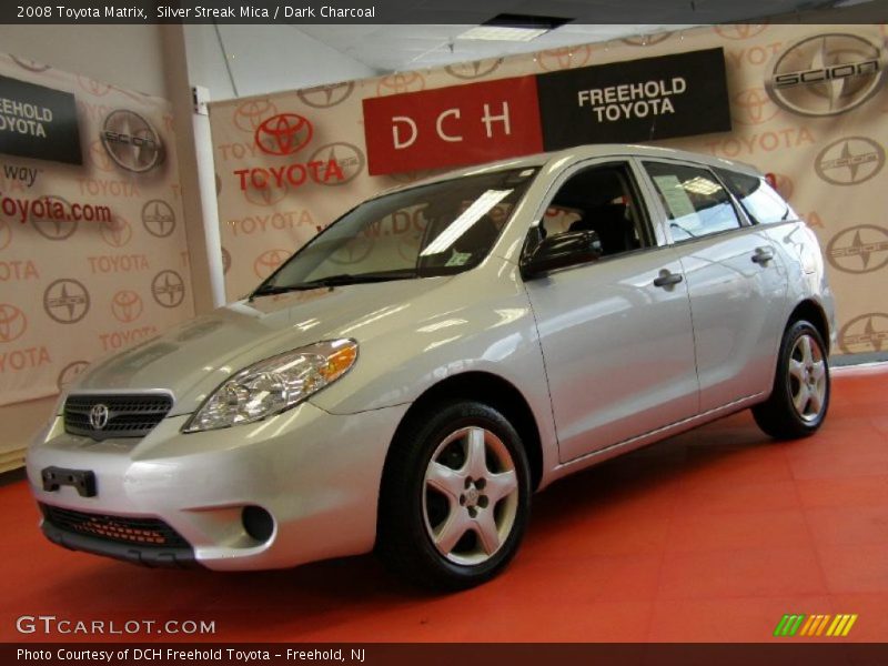 Silver Streak Mica / Dark Charcoal 2008 Toyota Matrix
