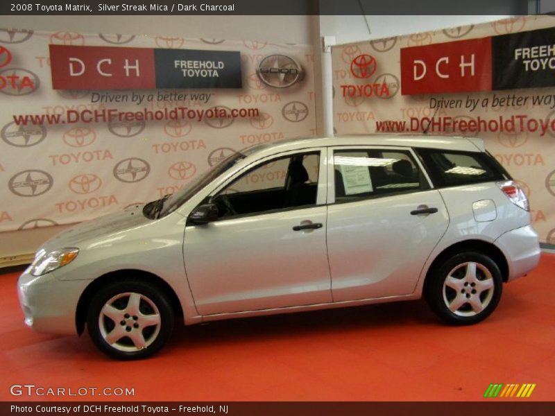 Silver Streak Mica / Dark Charcoal 2008 Toyota Matrix