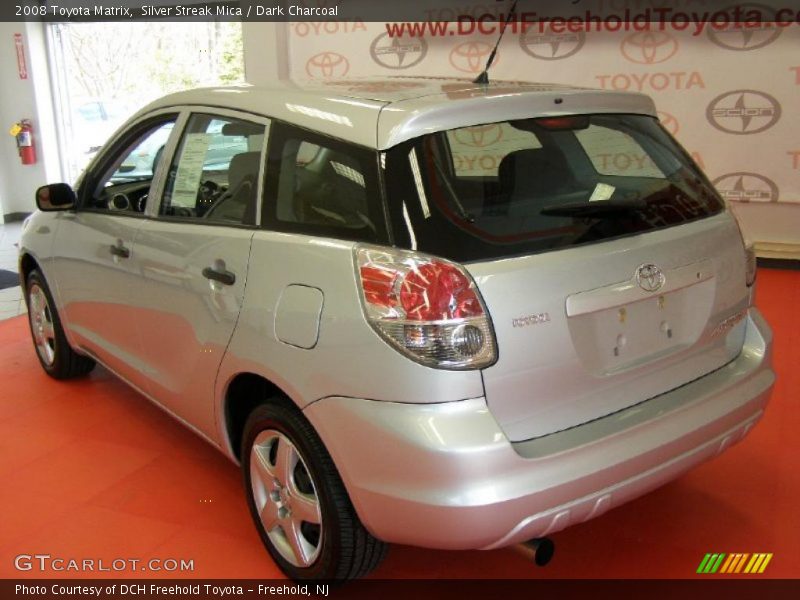 Silver Streak Mica / Dark Charcoal 2008 Toyota Matrix