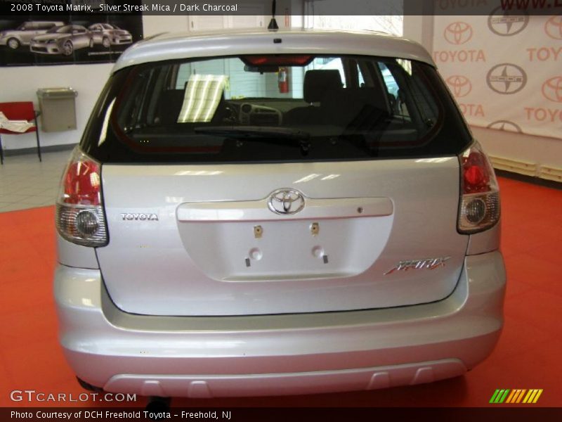 Silver Streak Mica / Dark Charcoal 2008 Toyota Matrix