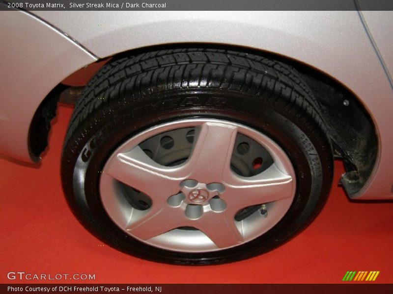 Silver Streak Mica / Dark Charcoal 2008 Toyota Matrix