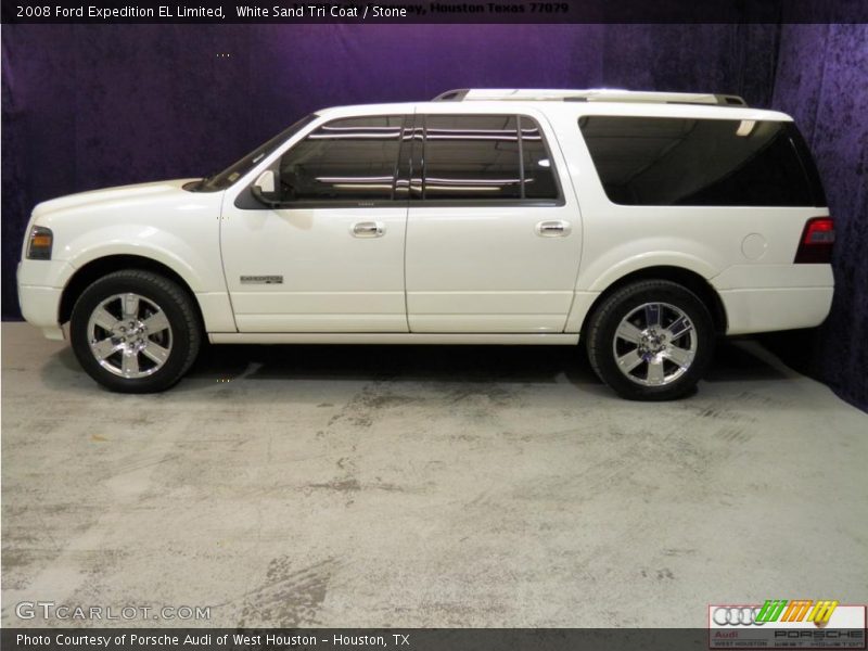 White Sand Tri Coat / Stone 2008 Ford Expedition EL Limited