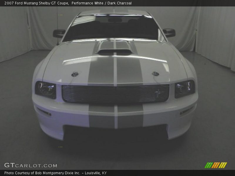 Performance White / Dark Charcoal 2007 Ford Mustang Shelby GT Coupe