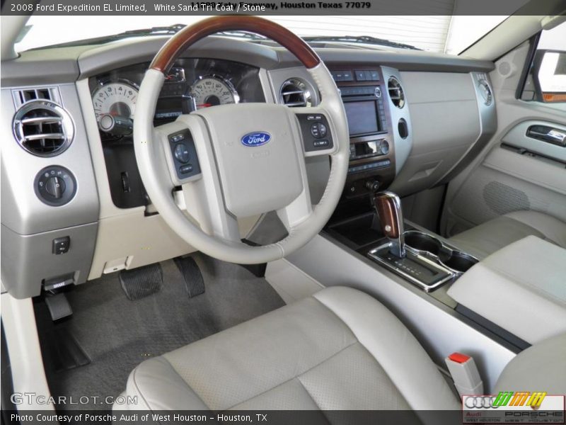 White Sand Tri Coat / Stone 2008 Ford Expedition EL Limited
