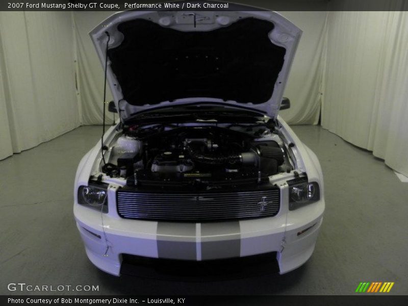 Performance White / Dark Charcoal 2007 Ford Mustang Shelby GT Coupe