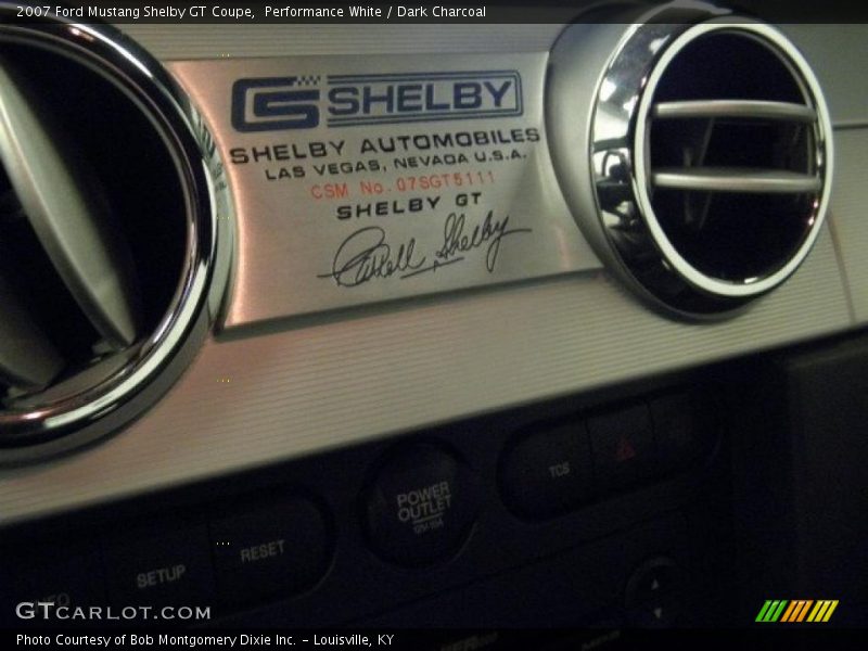  2007 Mustang Shelby GT Coupe Logo
