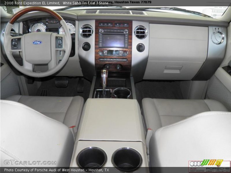 White Sand Tri Coat / Stone 2008 Ford Expedition EL Limited