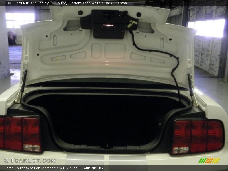 Performance White / Dark Charcoal 2007 Ford Mustang Shelby GT Coupe