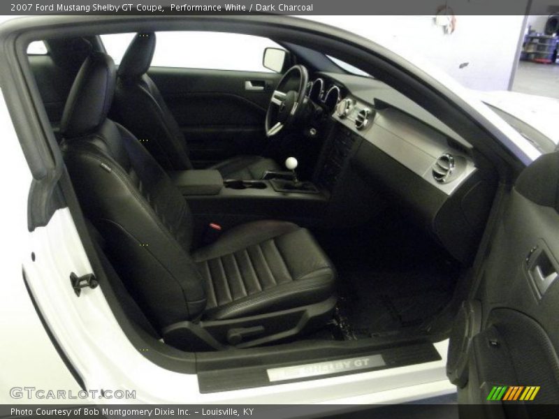 Performance White / Dark Charcoal 2007 Ford Mustang Shelby GT Coupe