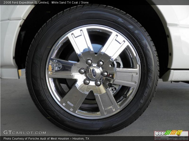 White Sand Tri Coat / Stone 2008 Ford Expedition EL Limited