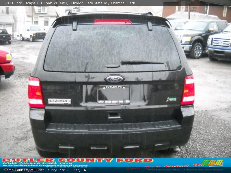 Tuxedo Black Metallic / Charcoal Black 2011 Ford Escape XLT Sport V6 4WD