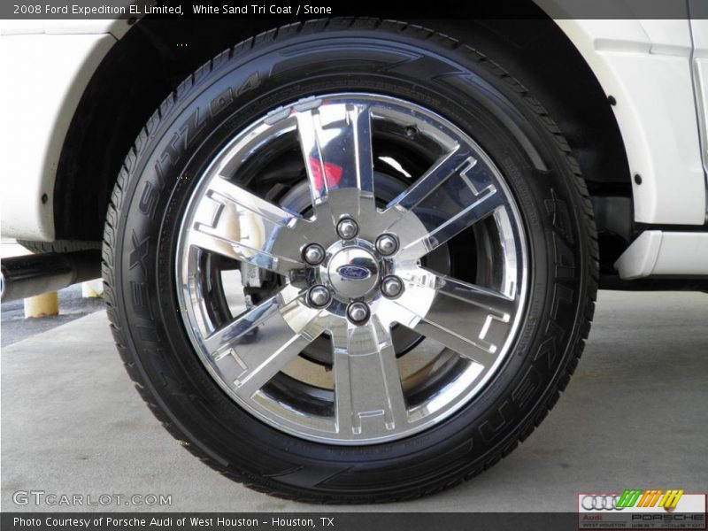 White Sand Tri Coat / Stone 2008 Ford Expedition EL Limited