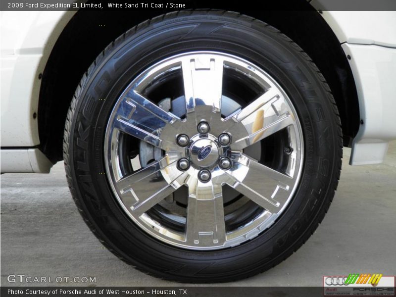 White Sand Tri Coat / Stone 2008 Ford Expedition EL Limited