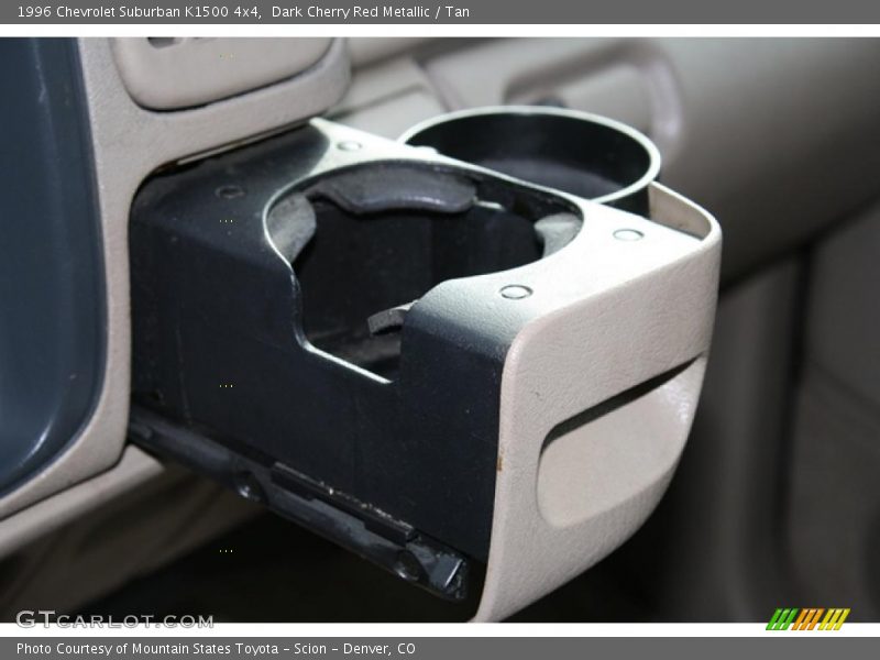 Dark Cherry Red Metallic / Tan 1996 Chevrolet Suburban K1500 4x4