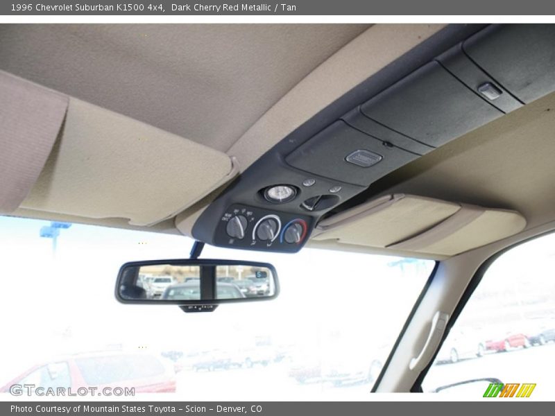 Dark Cherry Red Metallic / Tan 1996 Chevrolet Suburban K1500 4x4