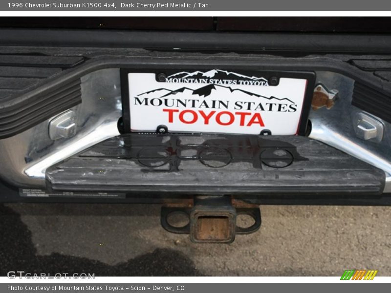 Dark Cherry Red Metallic / Tan 1996 Chevrolet Suburban K1500 4x4