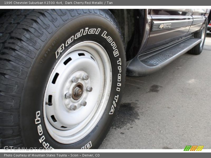 Dark Cherry Red Metallic / Tan 1996 Chevrolet Suburban K1500 4x4