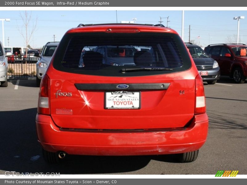 Infra-Red / Medium Graphite 2000 Ford Focus SE Wagon