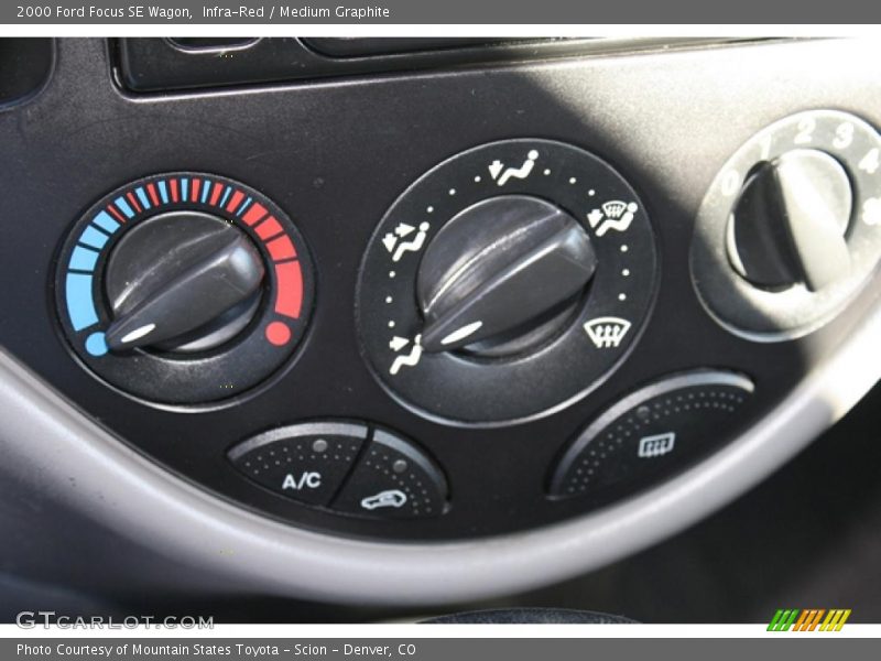 Controls of 2000 Focus SE Wagon