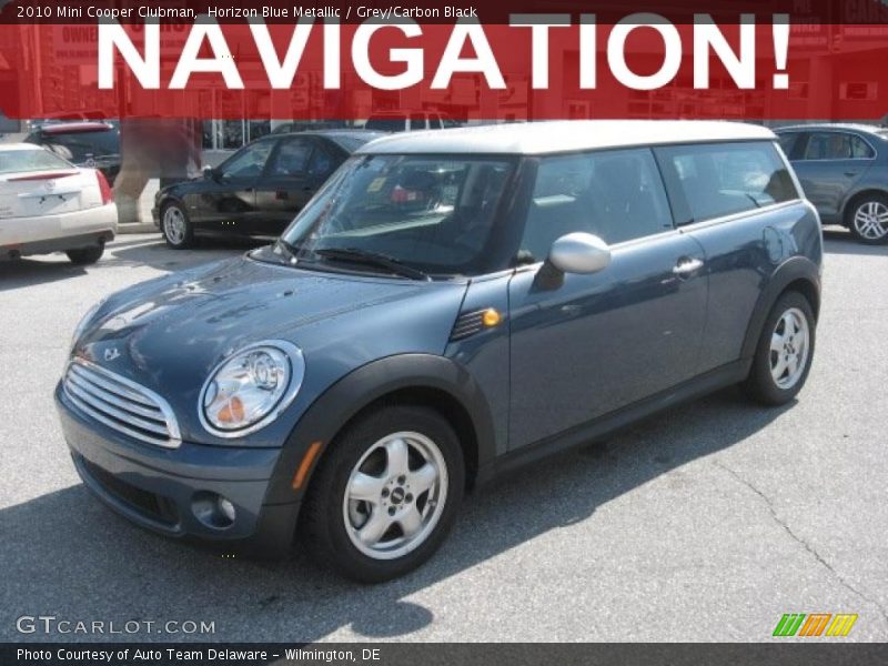 Horizon Blue Metallic / Grey/Carbon Black 2010 Mini Cooper Clubman