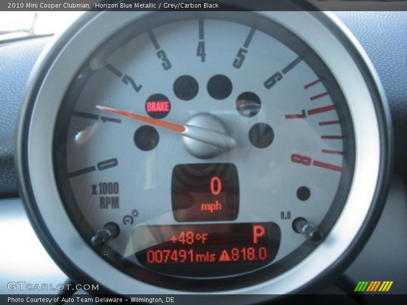 Horizon Blue Metallic / Grey/Carbon Black 2010 Mini Cooper Clubman