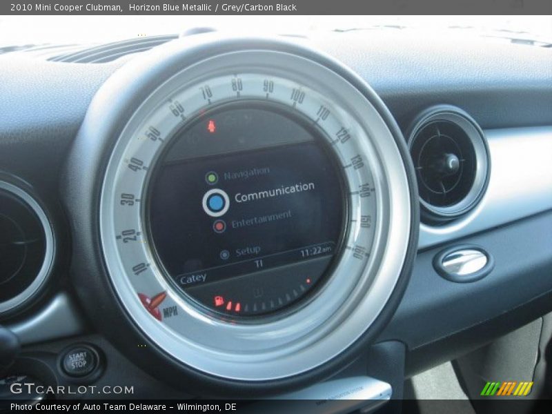Horizon Blue Metallic / Grey/Carbon Black 2010 Mini Cooper Clubman