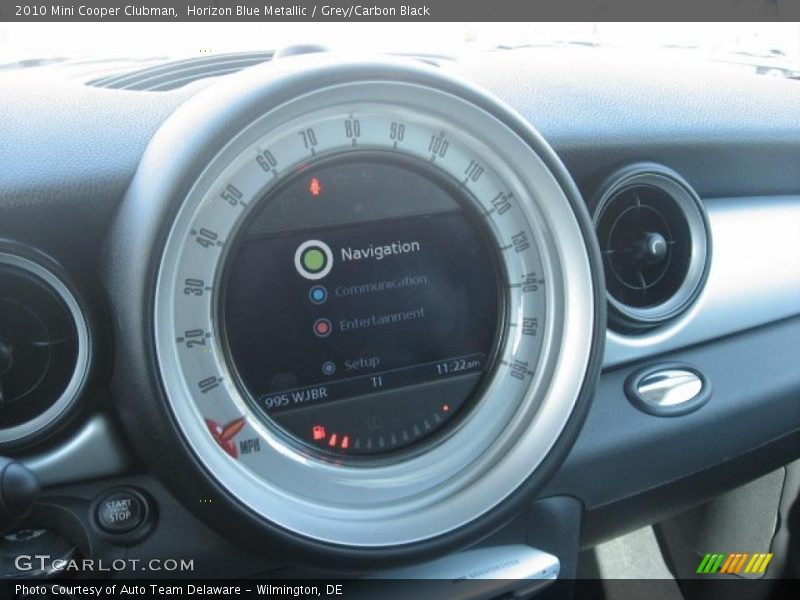 Horizon Blue Metallic / Grey/Carbon Black 2010 Mini Cooper Clubman