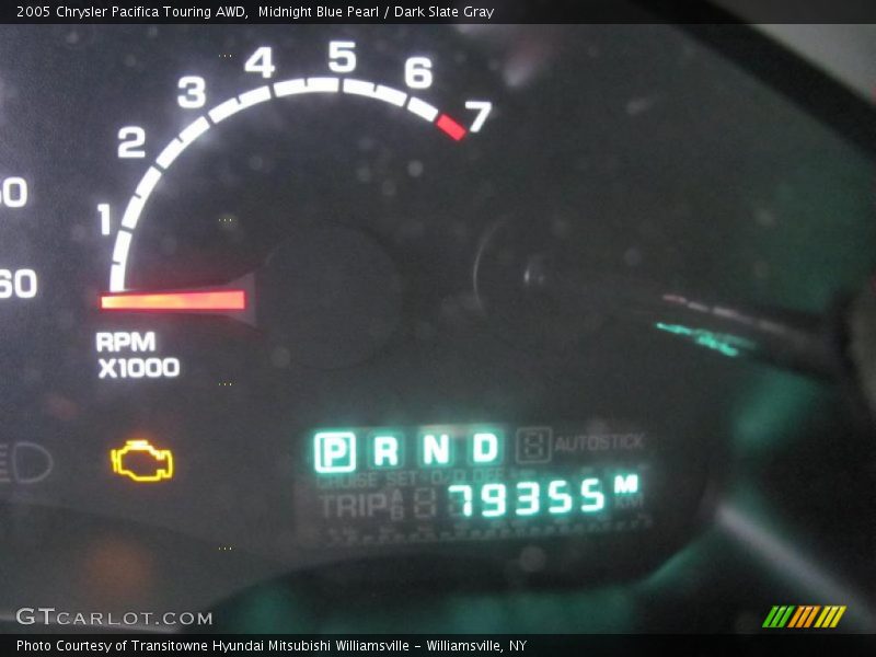 Midnight Blue Pearl / Dark Slate Gray 2005 Chrysler Pacifica Touring AWD