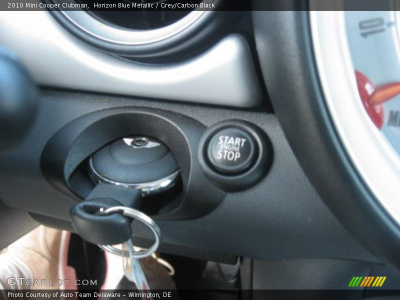Horizon Blue Metallic / Grey/Carbon Black 2010 Mini Cooper Clubman