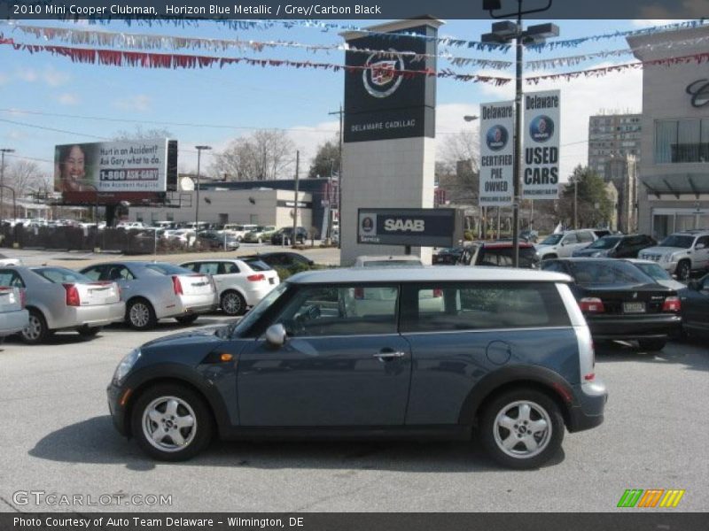 Horizon Blue Metallic / Grey/Carbon Black 2010 Mini Cooper Clubman