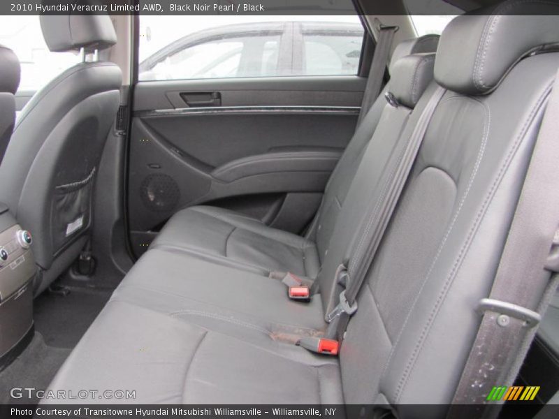 Black Noir Pearl / Black 2010 Hyundai Veracruz Limited AWD