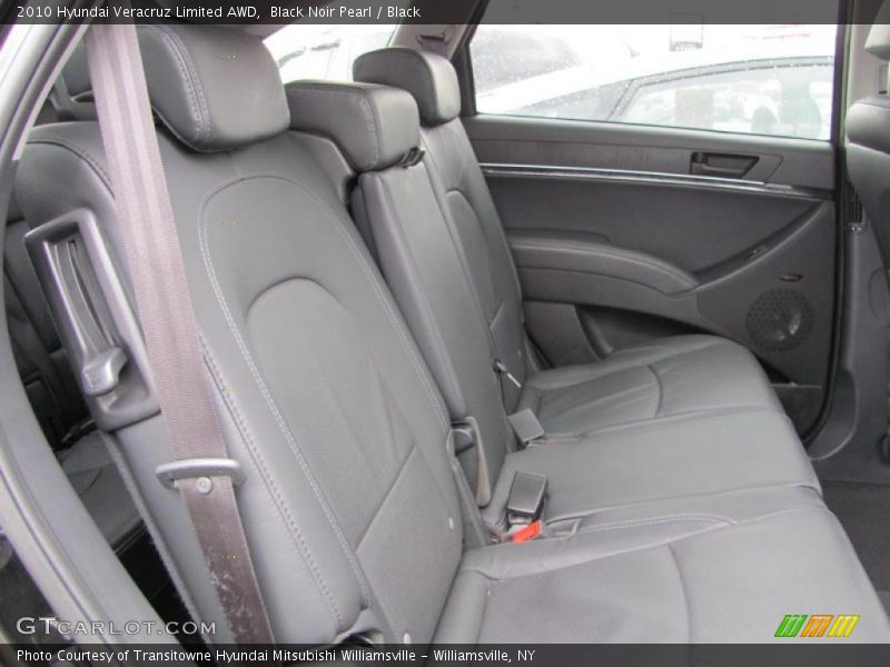 Black Noir Pearl / Black 2010 Hyundai Veracruz Limited AWD