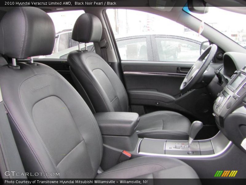 Black Noir Pearl / Black 2010 Hyundai Veracruz Limited AWD