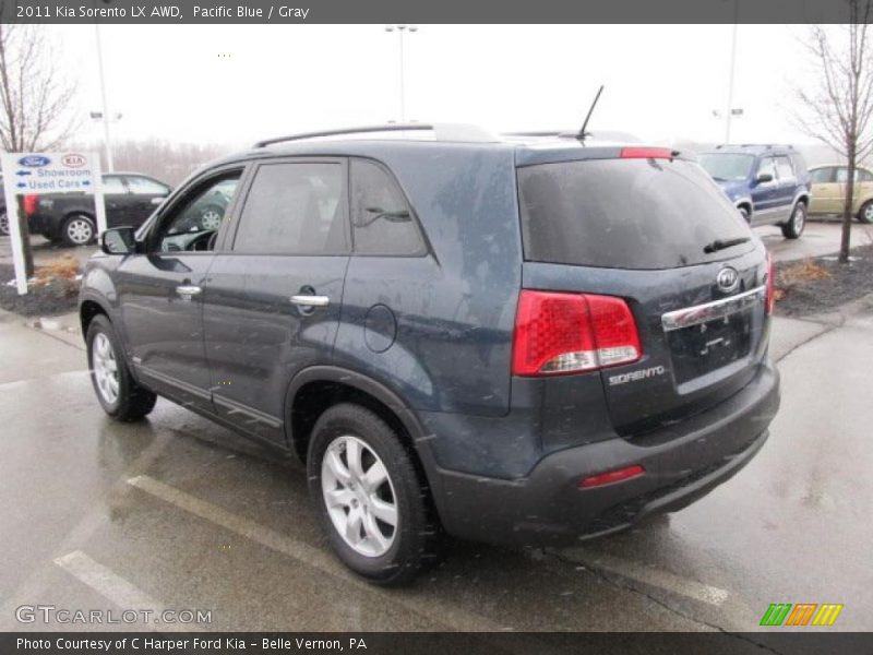 Pacific Blue / Gray 2011 Kia Sorento LX AWD