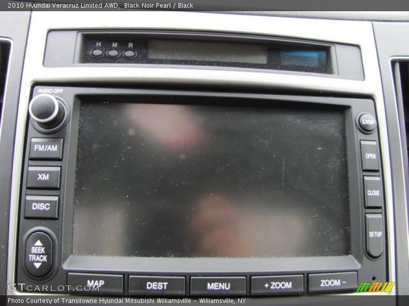 Black Noir Pearl / Black 2010 Hyundai Veracruz Limited AWD