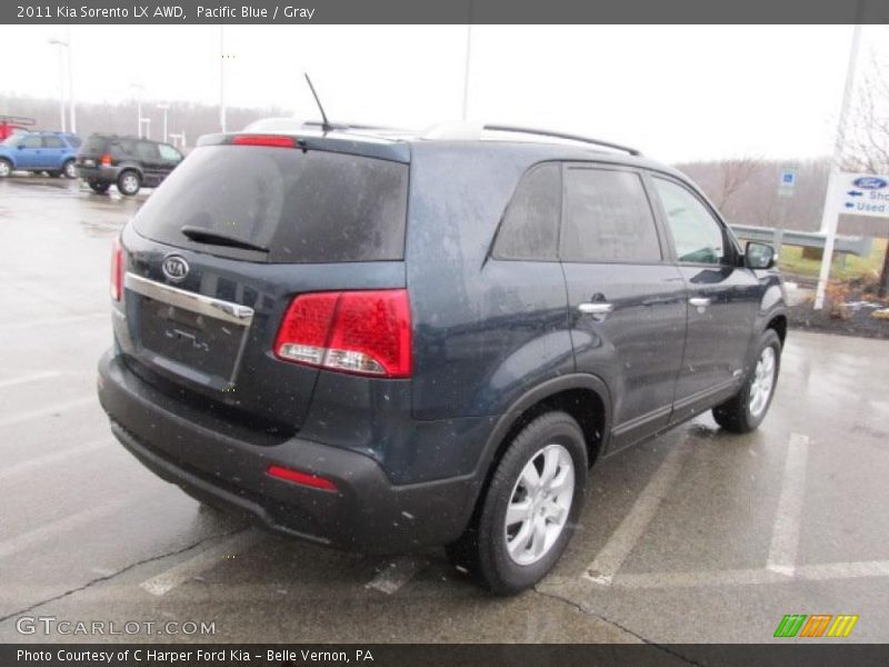 Pacific Blue / Gray 2011 Kia Sorento LX AWD