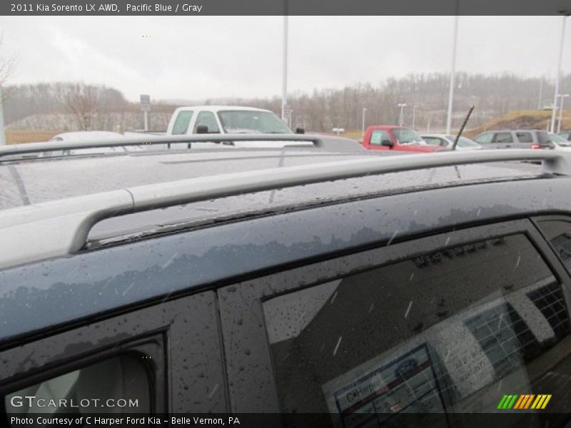 Pacific Blue / Gray 2011 Kia Sorento LX AWD