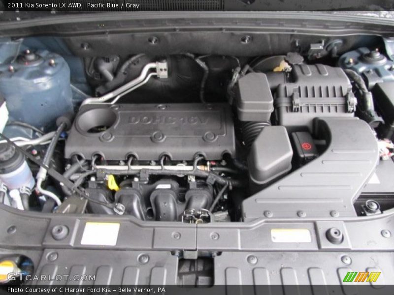 Pacific Blue / Gray 2011 Kia Sorento LX AWD