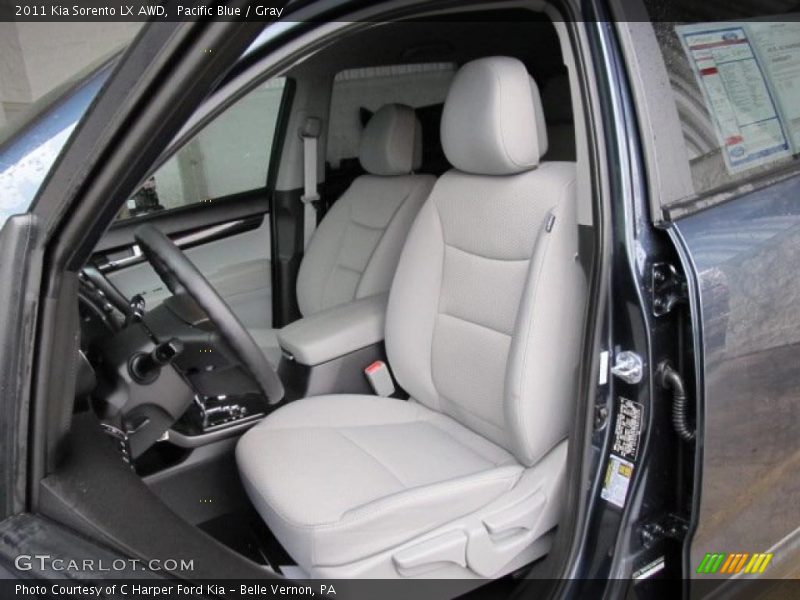 Pacific Blue / Gray 2011 Kia Sorento LX AWD