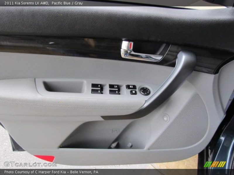 Pacific Blue / Gray 2011 Kia Sorento LX AWD
